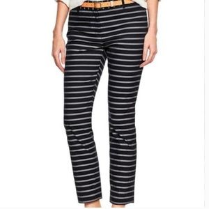 GAP | Slim Cropped Pants Blue Stripe Size 0